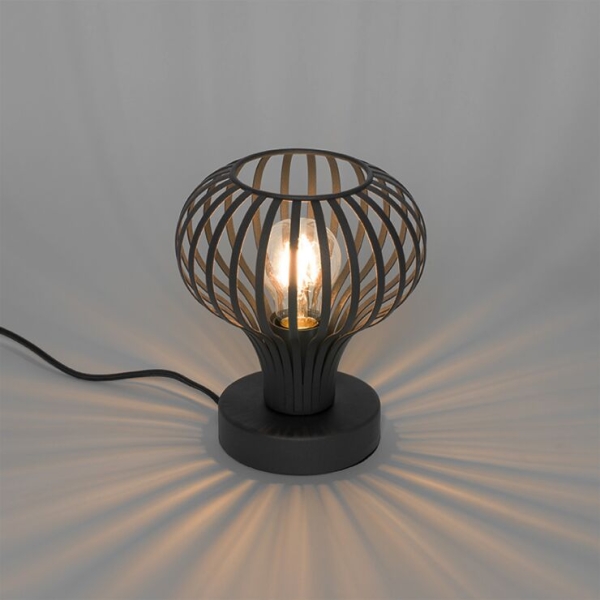 Moderne tafellamp zwart - saffira
