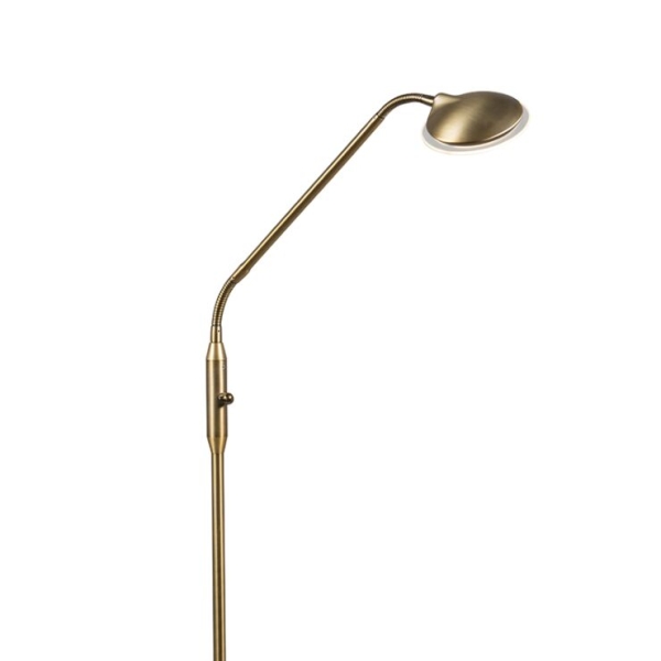 Moderne vloerlamp brons incl. Led - eva