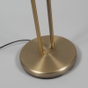 Moderne vloerlamp brons met leeslamp incl. Led - eva