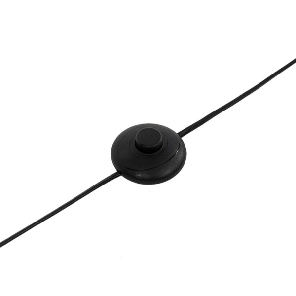 Moderne vloerlamp zwart 3-lichts - carmen