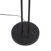 Moderne vloerlamp zwart incl. Led met leesarm - ibiza