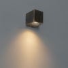 Moderne wandlamp antiek goud ip44 - baleno