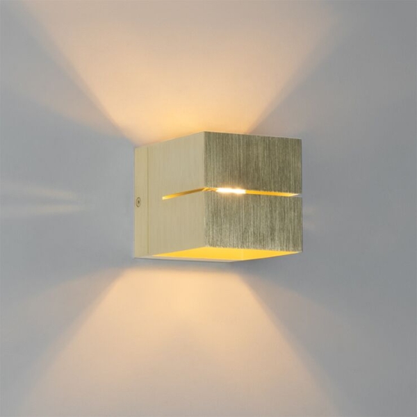 Moderne wandlamp goud 9