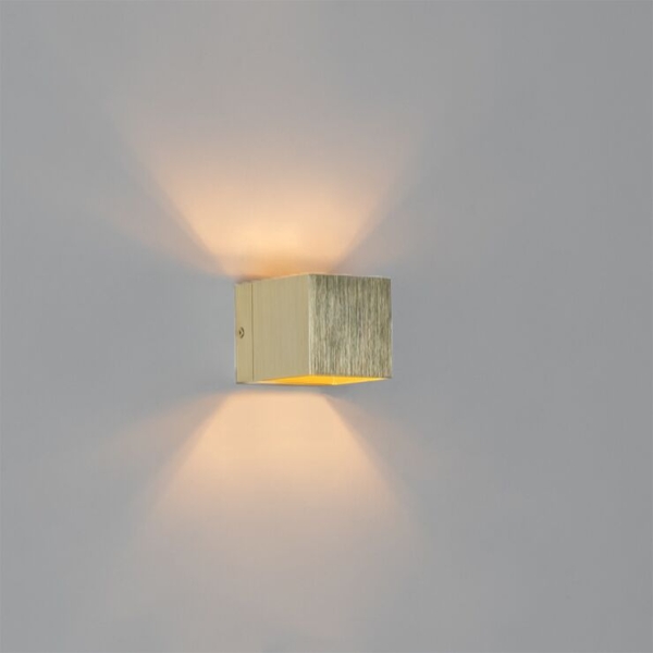 Moderne wandlamp goud - transfer