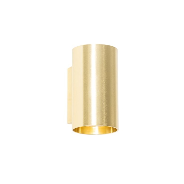 Moderne wandlamp goud rond 2-lichts - sandy