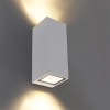 Moderne wandlamp wit 2-lichts GU10 AR70 IP54 - Baleno