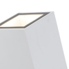 Moderne wandlamp wit 2-lichts gu10 ar70 ip54 - baleno