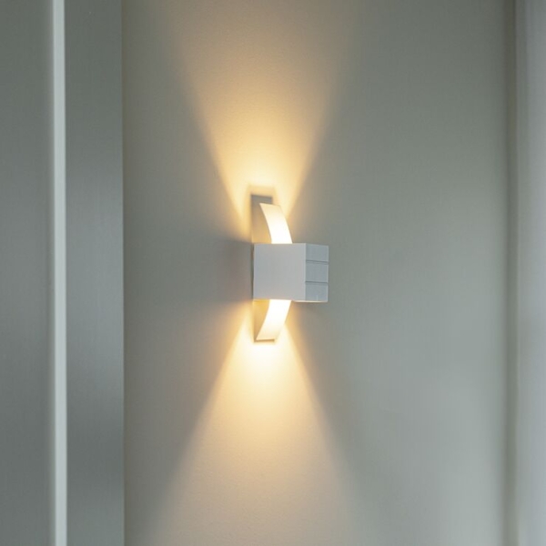 Moderne wandlamp wit - amy