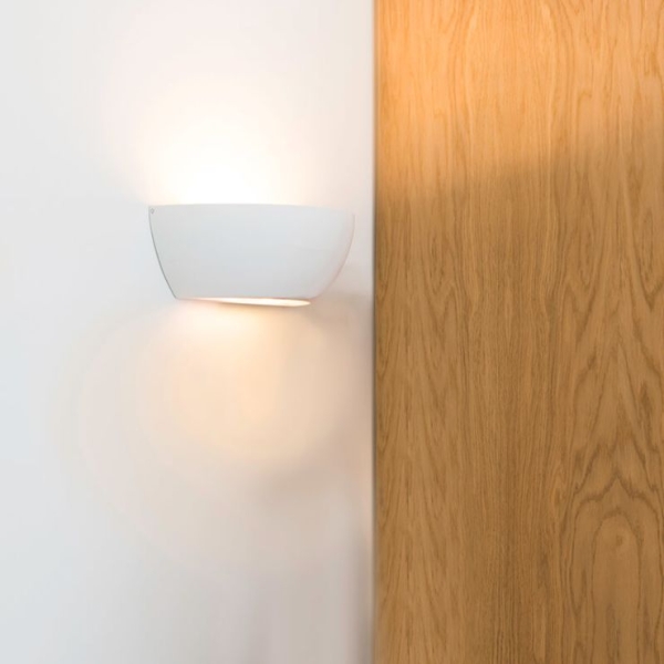 Moderne wandlamp wit - hiske