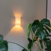 Moderne wandlamp wit - simple drum jute