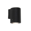 Moderne wandlamp zwart ip55 incl. 1 x gu10 - franca