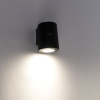 Moderne wandlamp zwart ip55 incl. 1 x gu10 - franca
