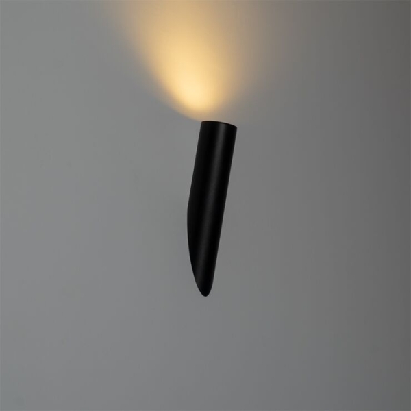 Moderne wandlamp zwart - slam