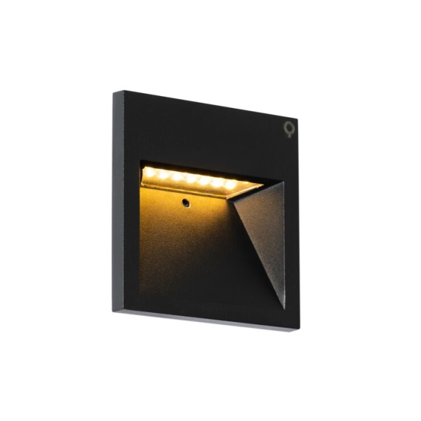 Moderne wandlamp zwart incl. Led - gem 2
