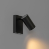 Moderne wandlamp zwart verstelbaar met schakelaar - jeana luxe