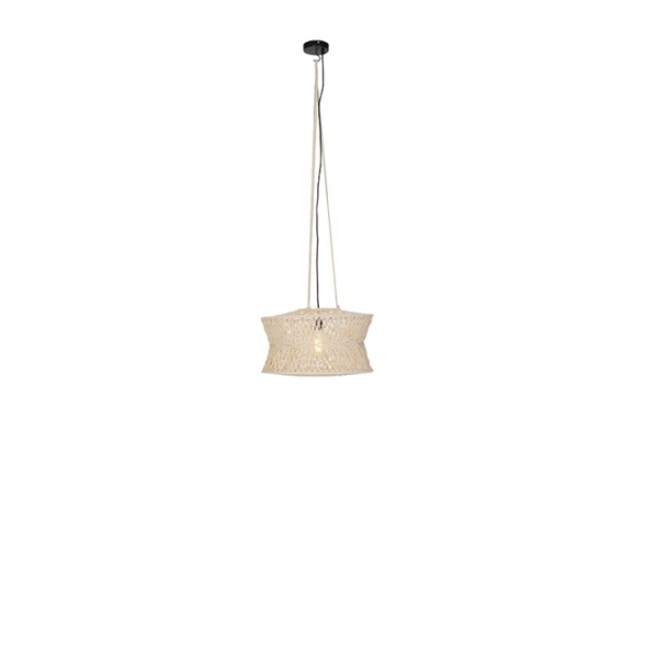 Oosterse hanglamp macramé 50 cm - leonard