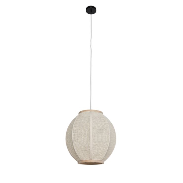 Oosterse hanglamp naturel 46 cm rob 14