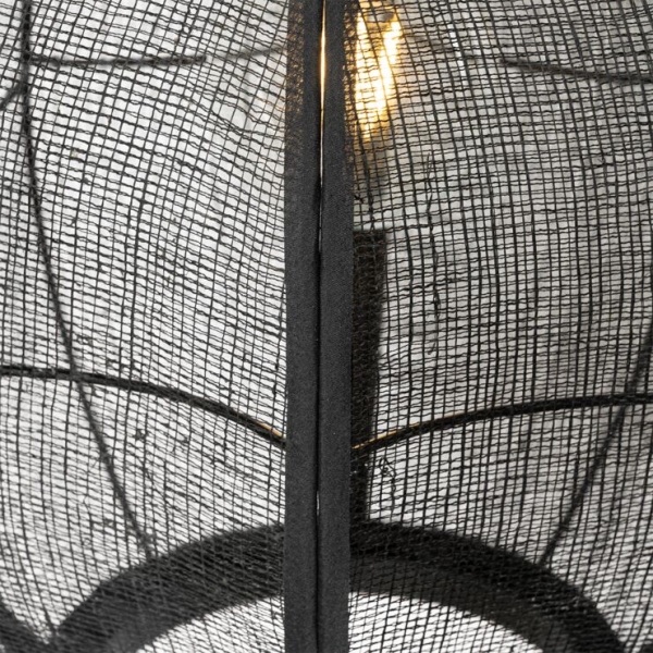Oosterse hanglamp zwart 35 cm - rob