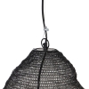 Oosterse hanglamp zwart 45 cm - nidum l