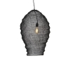 Oosterse hanglamp zwart 70 cm - nidum