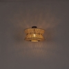 Oosterse plafondlamp macramé 50 cm - leonard