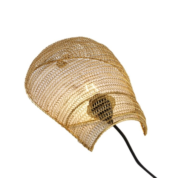 Oosterse wandlamp goud 35 cm - nidum