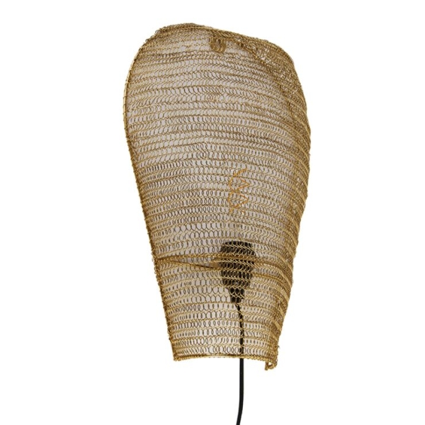 Oosterse wandlamp goud 45 cm nidum 14