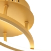 Plafondlamp goud 78 cm incl. Led 3 staps dimbaar - rowin