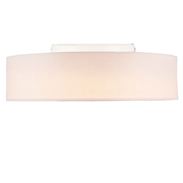 Plafondlamp roze 40 cm incl. Led - drum led