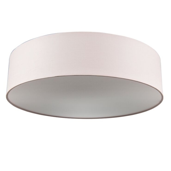 Plafondlamp roze 40 cm incl. Led - drum led