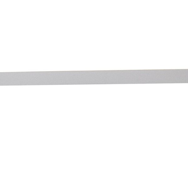 Plafondlamp staal 40 cm incl. Led en afstandsbediening - liv