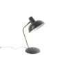 Retro tafellamp grijs met brons - milou