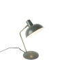 Retro tafellamp groen met brons - Milou