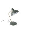 Retro tafellamp groen met brons - milou