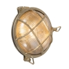 Retro wandlamp goud ip44 - nautica rond