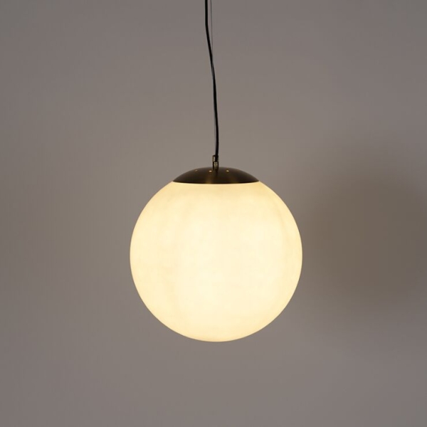 Scandinavische hanglamp opaal glas 40 cm - ball 40