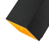 Set van 2 design wandlampen zwart en goud vierkant - sola