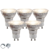 Set van 5 GU10 3-staps dimbare LED lampen 5W 260 lm 2700K