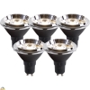 Set van 5 GU10 dim to warm LED lampen AR70 6W 2000K-3000K