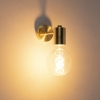 Smart art deco wandlamp goud incl. G95 wifi lichtbron - facil