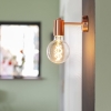 Smart Art Deco wandlamp koper incl. G95 WiFi lichtbron - Facil