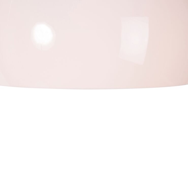 Smart booglamp chroom met witte kap incl. Wifi a60 - arc basic