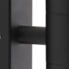 Smart buitenwandlamp zwart ip44 incl. 2 wifi gu10 - duo