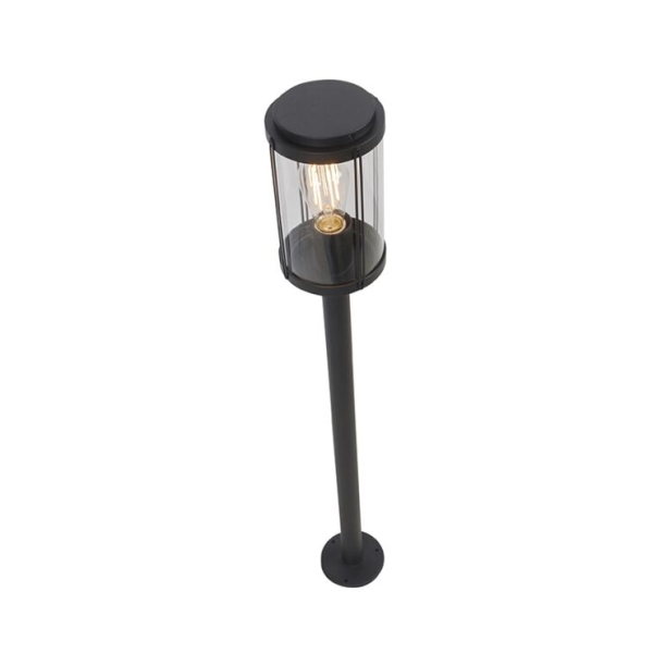 Smart design staande buitenlamp zwart 100 cm ip44 incl. Wifi st64 - schiedam