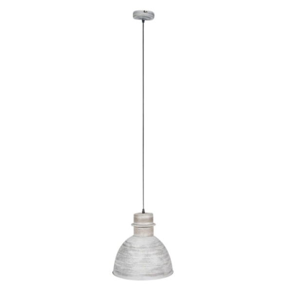 Smart hanglamp grijs 30 cm incl. Wifi a60 lichtbron - dory