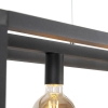 Smart hanglamp zwart 4-lichts incl. Wifi g95 - big cage 2