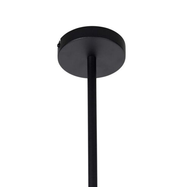 Smart hanglamp zwart 4-lichts incl. Wifi st64 - laser