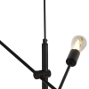 Smart industriële hanglamp zwart incl. 6 wifi st64 - sydney