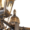 Smart lantaarn antiek goud 3-lichts ip44 incl. Wifi st64 - capital