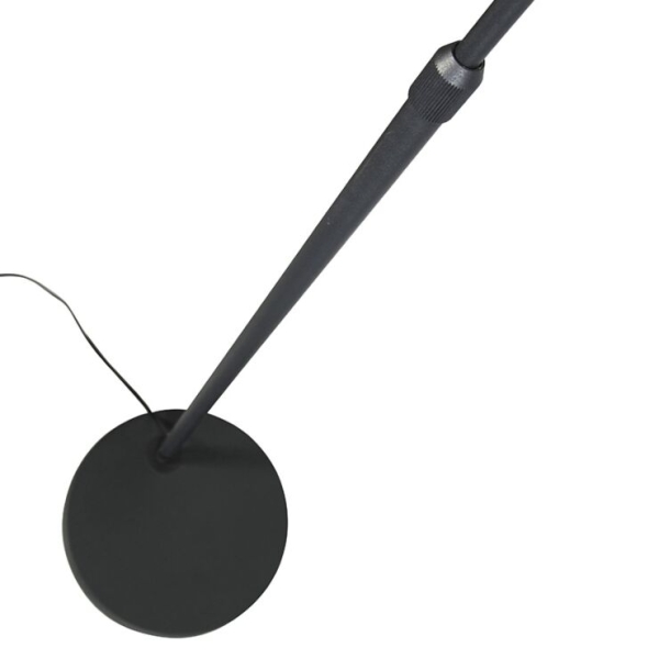 Smart moderne booglamp zwart incl. Wifi a60 - arc basic